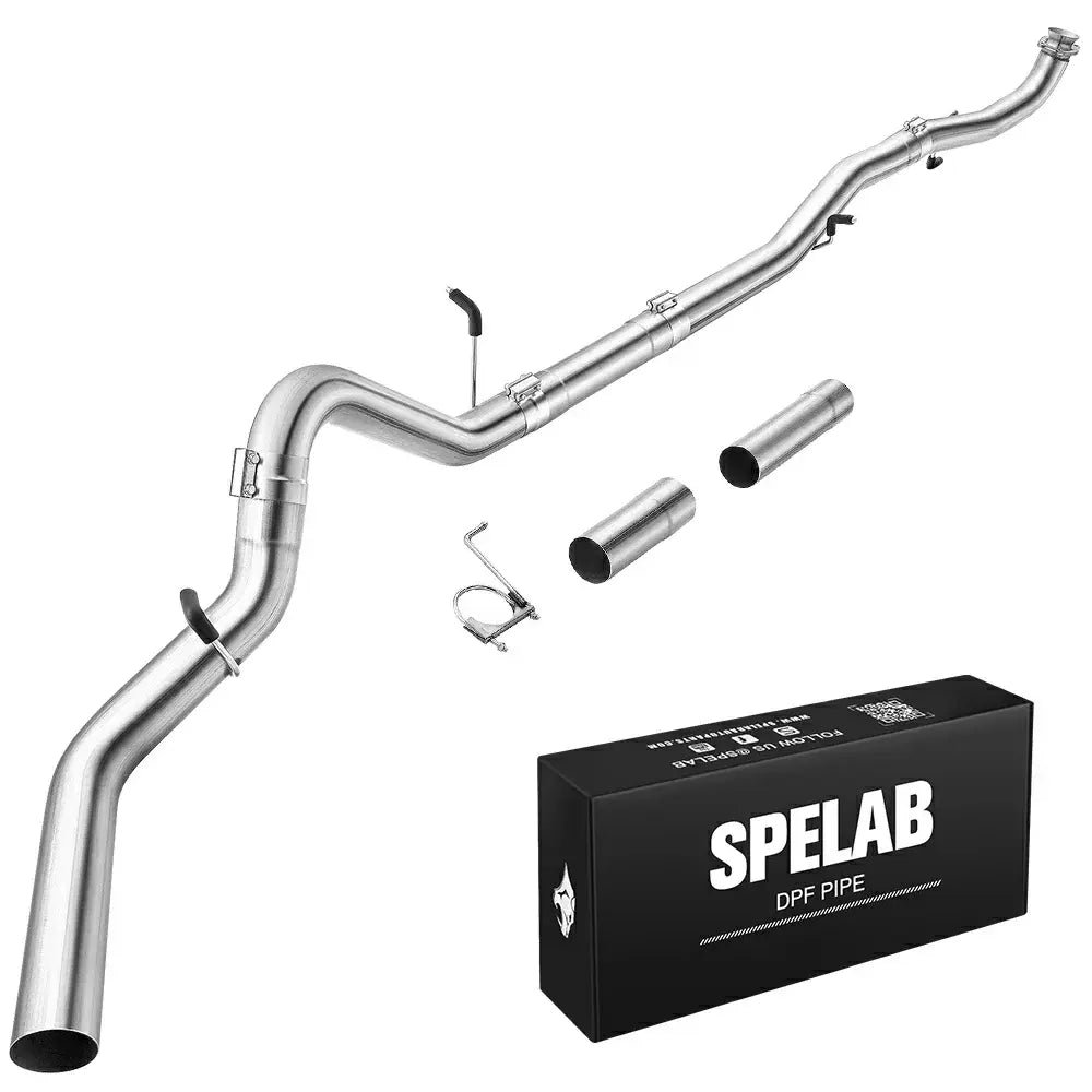 4"/5" Downpipe-Back 2017-2022 L5P 6.6 Duramax DPF Delete Race Pipe | SPELAB-4