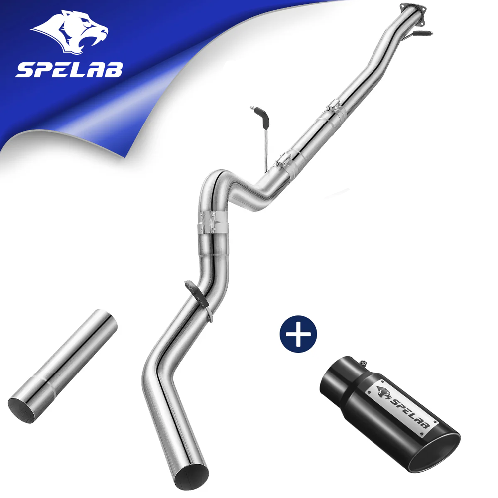 4"/5" 2011-2016 LML 6.6 Duramax DPF Delete Race Pipe Exhaust Chevy GMC | SPELAB-37