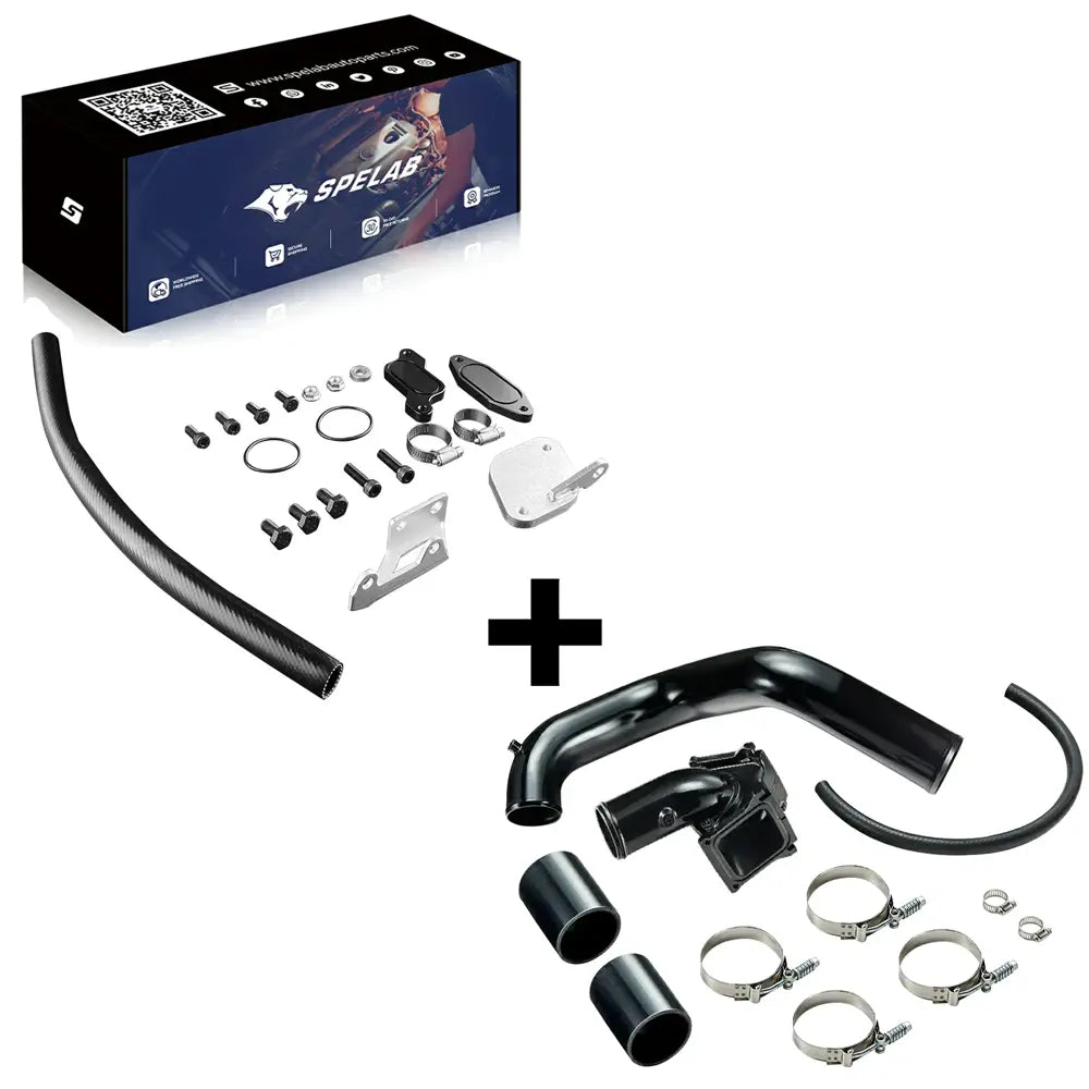 SPELAB 2006-2007 6.6L Duramax LBZ EGR Delete Kit w/High Flow Intake Elbow-11