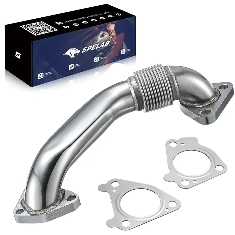 2007.5-2010 6.6L Duramax LMM EGR Delete Kit High Flow Intake Elbow Pipe Tube | SPELAB-17