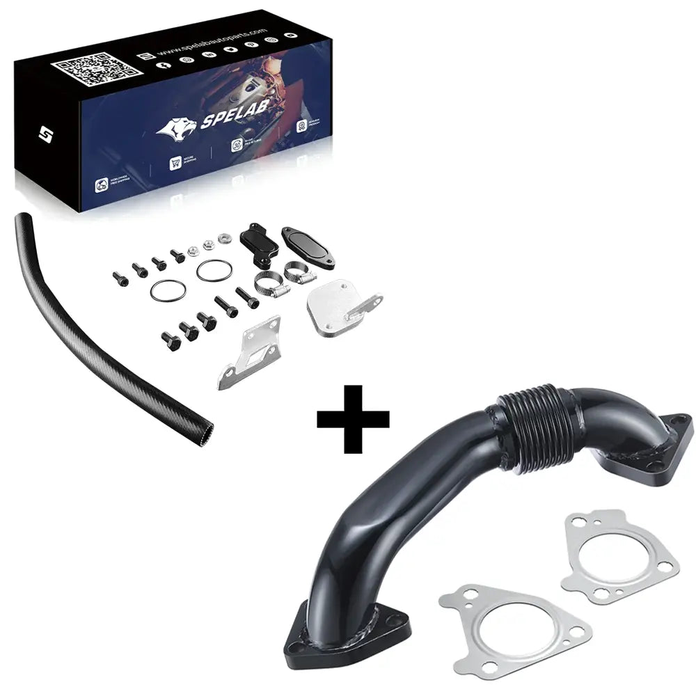 SPELAB 2006-2007 6.6L Duramax LBZ EGR Delete Kit w/High Flow Intake Elbow-15