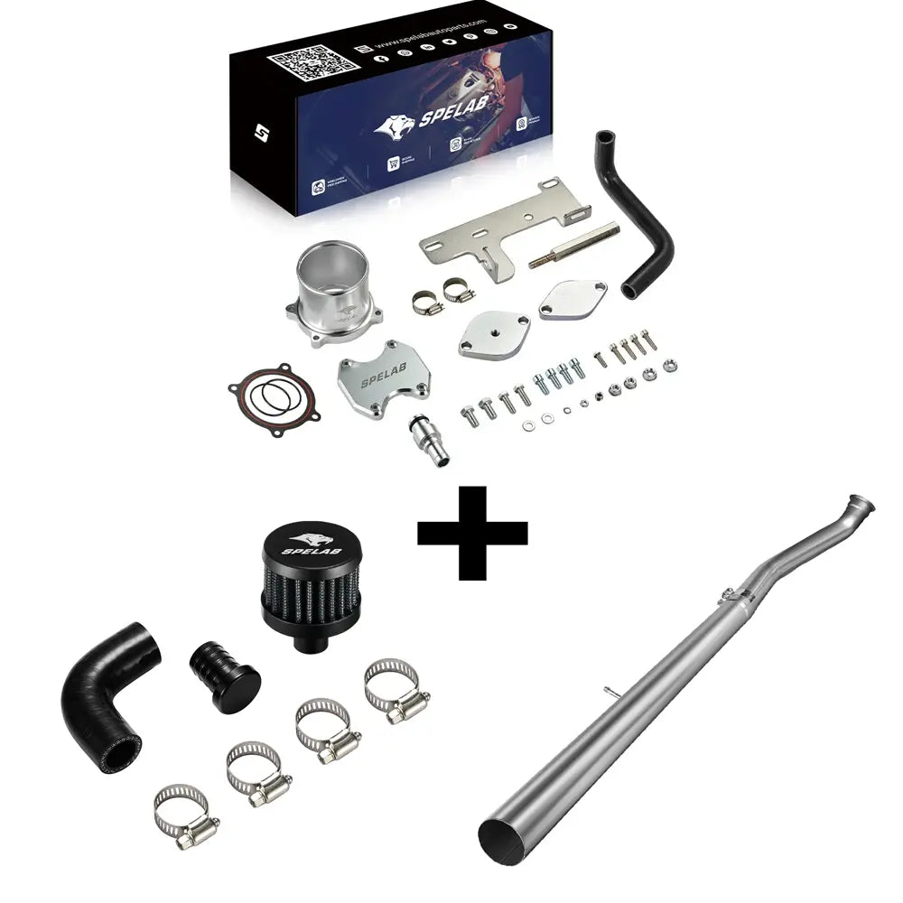 2010-2014 6.7L Cummins Dodge Ram EGR Delete Kit Throttle Valve Cooler｜SPELAB