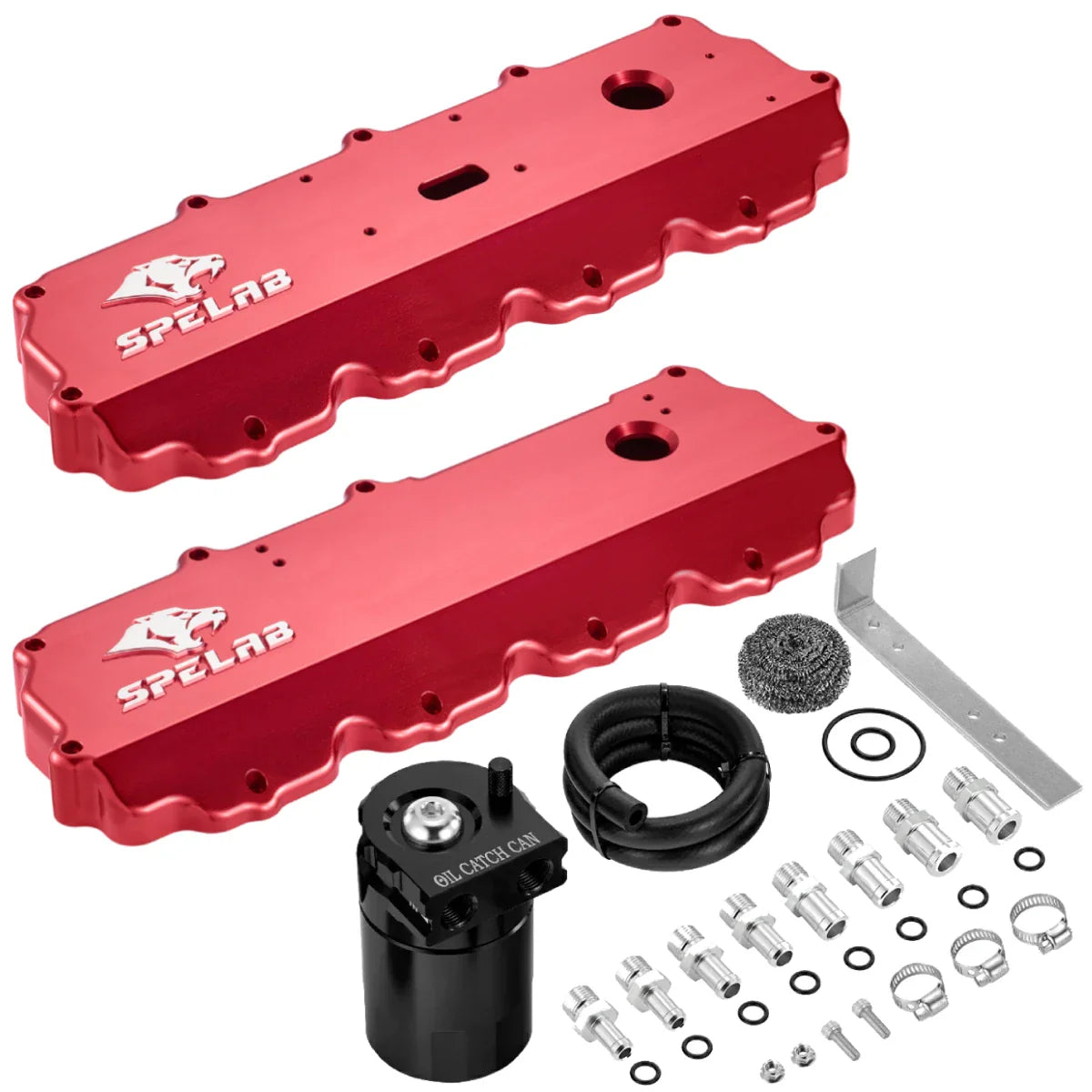 Billet Aluminum Valve Cover for 2004.5-2007 Ford F250 F350 F450 F550 6.0L Powerstroke | SPELAB
