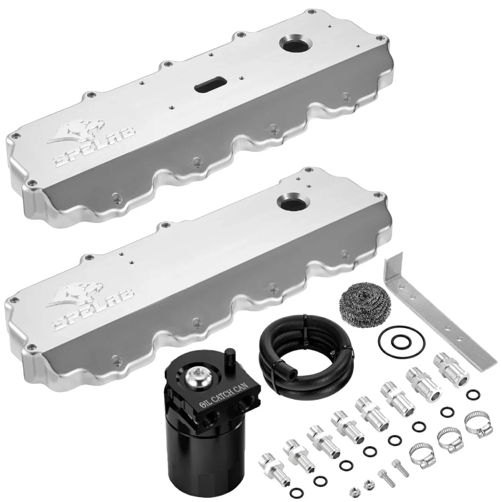 Billet Aluminum Valve Cover for 2004.5-2007 Ford F250 F350 F450 F550 6.0L Powerstroke | SPELAB