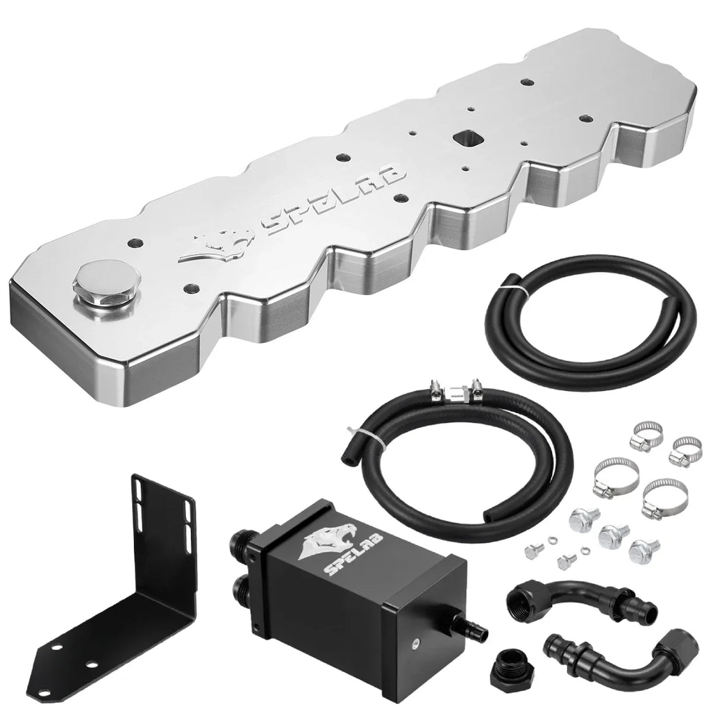 Billet Aluminum Valve Cover for 2003-2005 Dodge Ram 2500/3500 5.9L Diesel | SPELAB