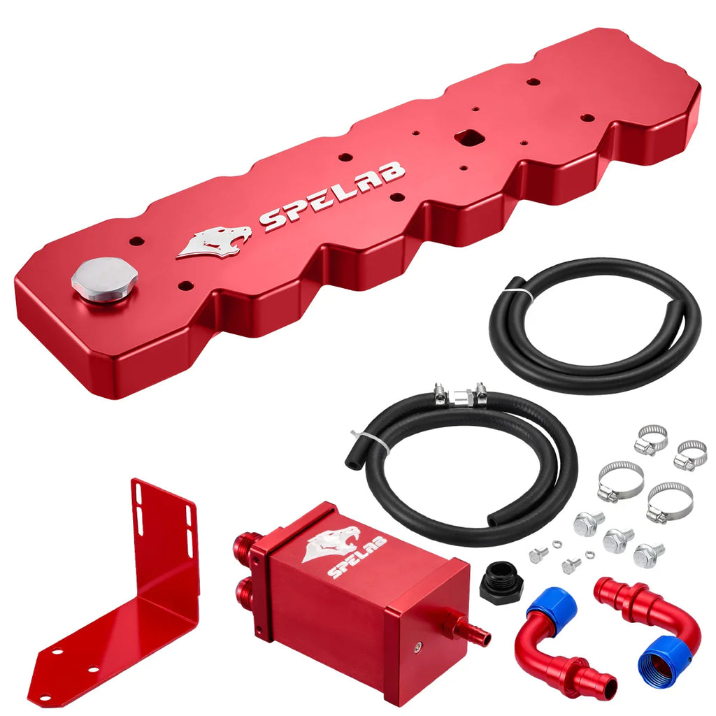 Billet Aluminum Valve Cover for 2003-2005 Dodge Ram 2500/3500 5.9L Diesel | SPELAB