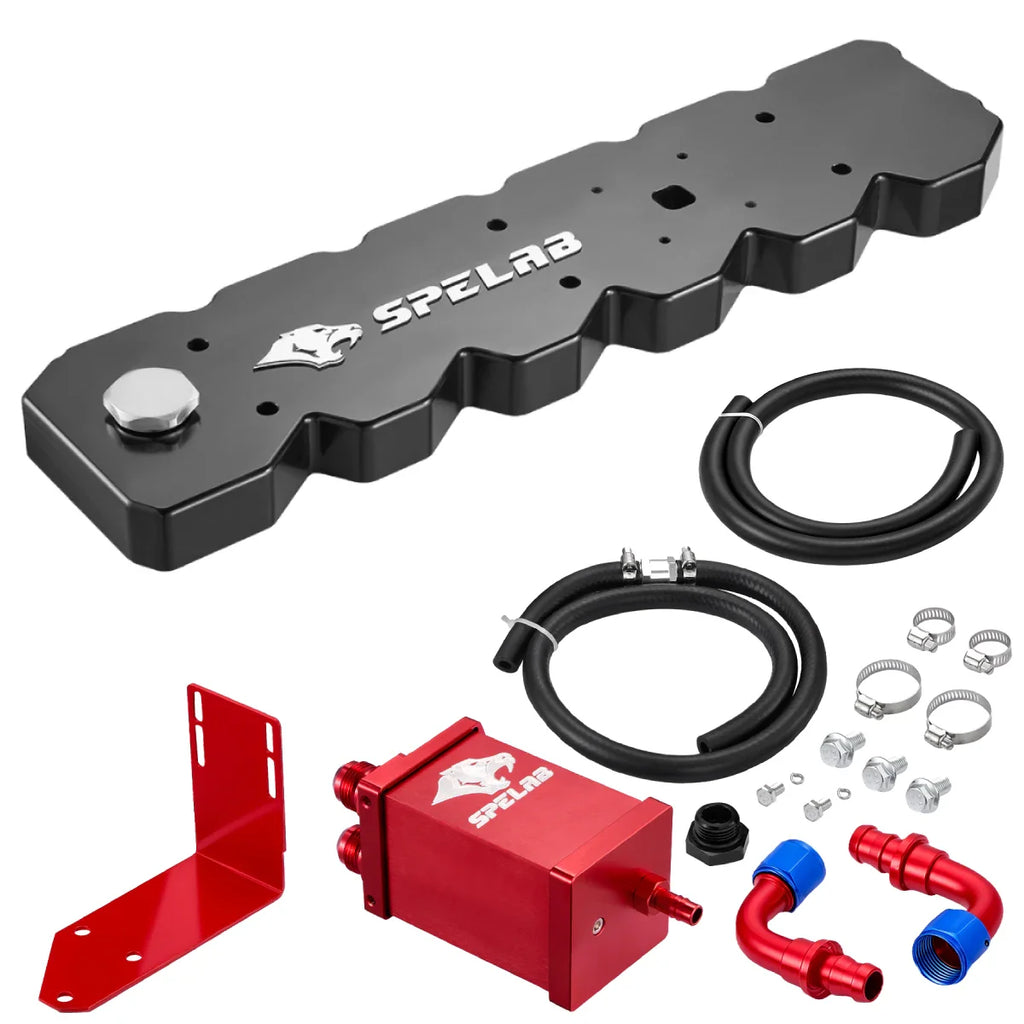 Billet Aluminum Valve Cover for 2003-2005 Dodge Ram 2500/3500 5.9L Diesel | SPELAB