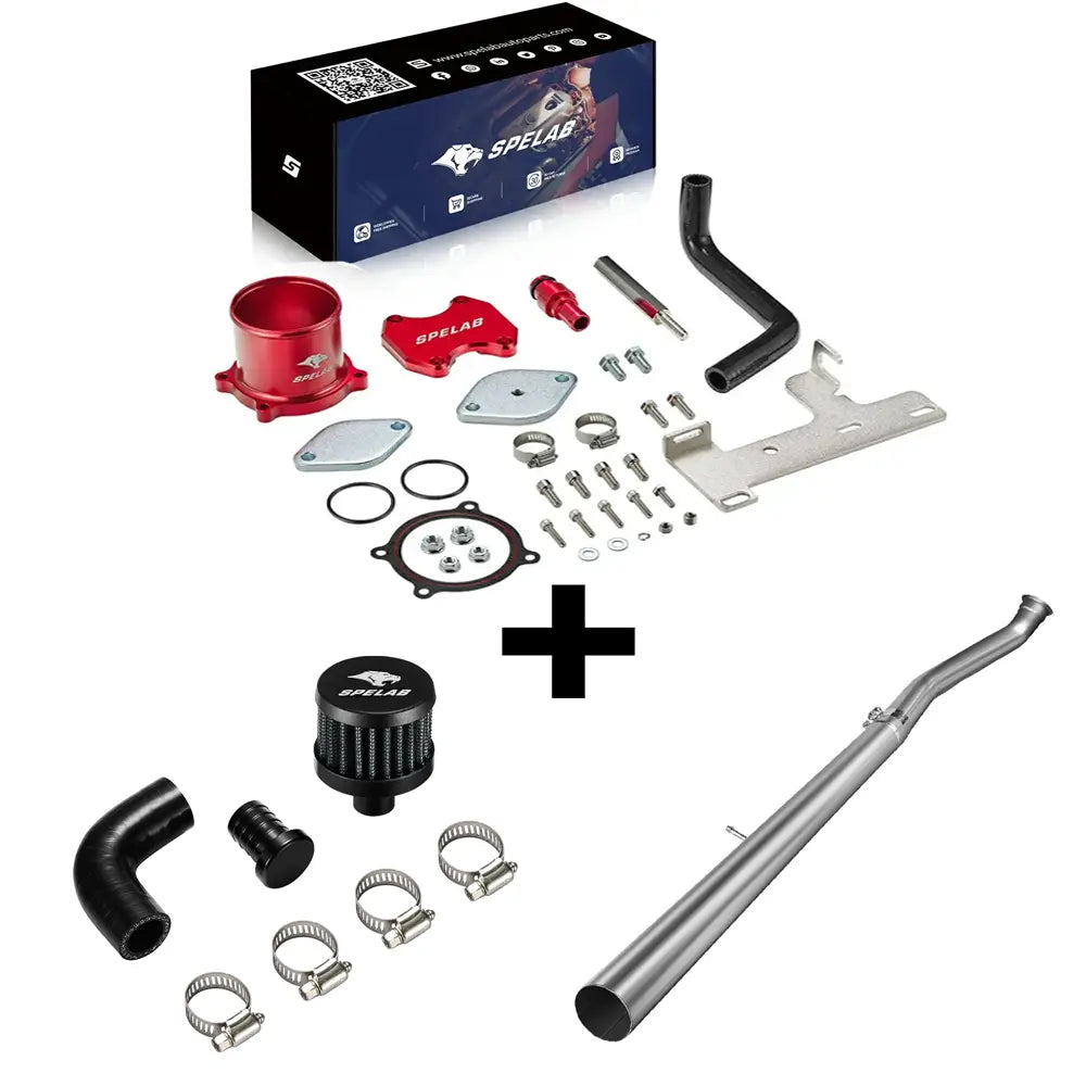 2010-2014 6.7L Cummins Dodge Ram EGR Delete Kit Throttle Valve Cooler｜SPELAB