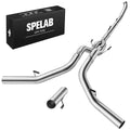 5" Turbo Back Duals 2013-2018 Dodge 2500/3500 6.7L Cummins DPF Delete Race Pipe |SPELAB