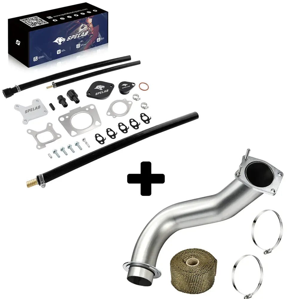 SPELAB 2017-2023 6.6L Duramax L5P EGR Valve Cooler Delete Kit-10
