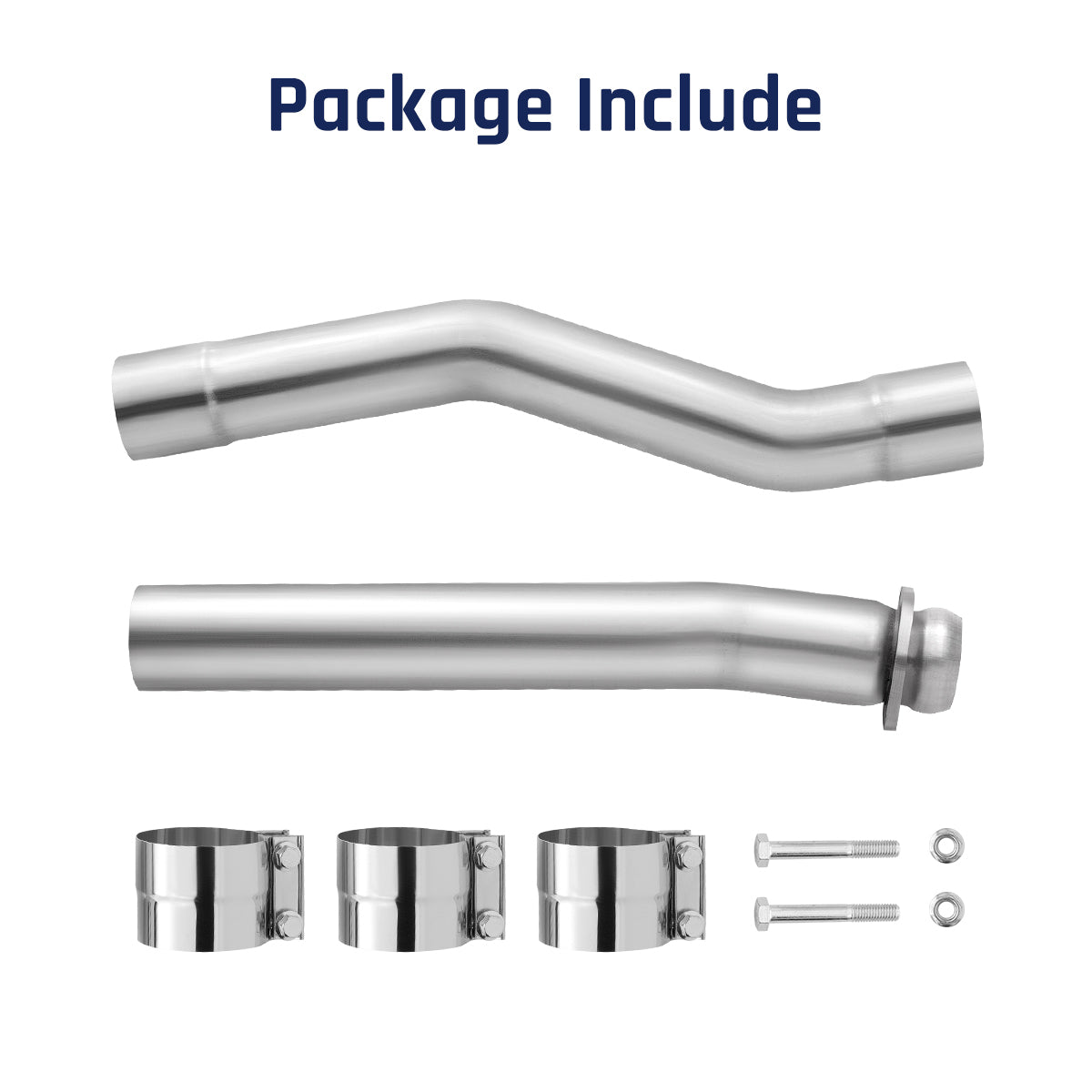 CAT & Muffler DPF Race Delete Pipe for 2003-2007 Ford F-250 F-350 F-450 6.0L Powerstroke