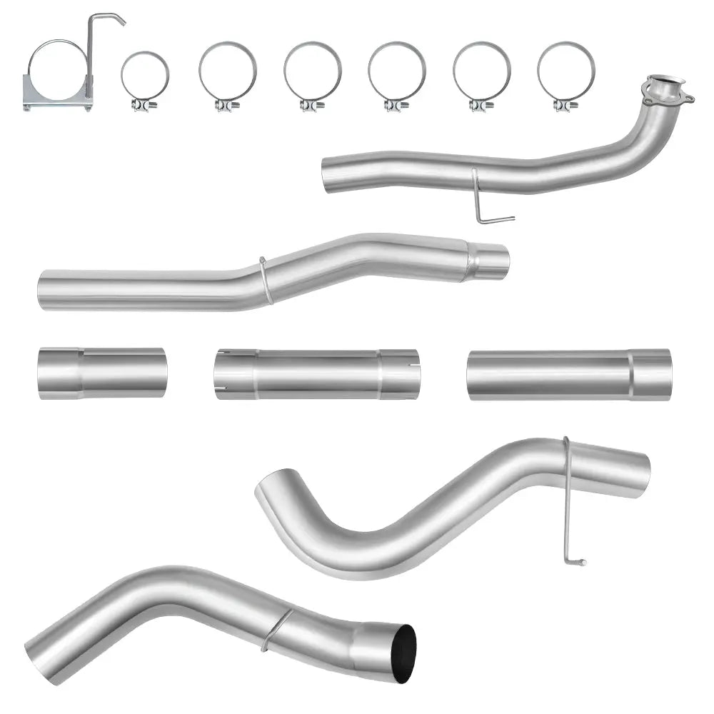 4"/5" 2015.5-2016 LML 6.6 Duramax DPF Delete Race Pipe Exhaust Chevy GMC | SPELAB-6