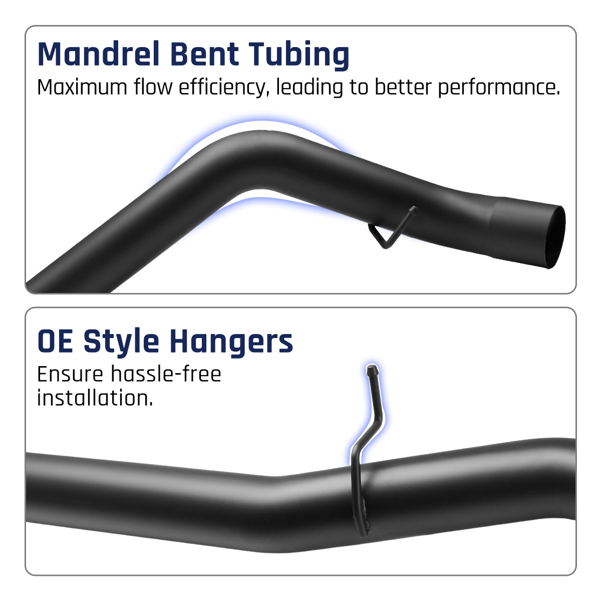 Black 4.0" Downpipe-Back Exhaust for 2011-2015 LML 6.6 Duramax DPF Delete Kit | SPELAB