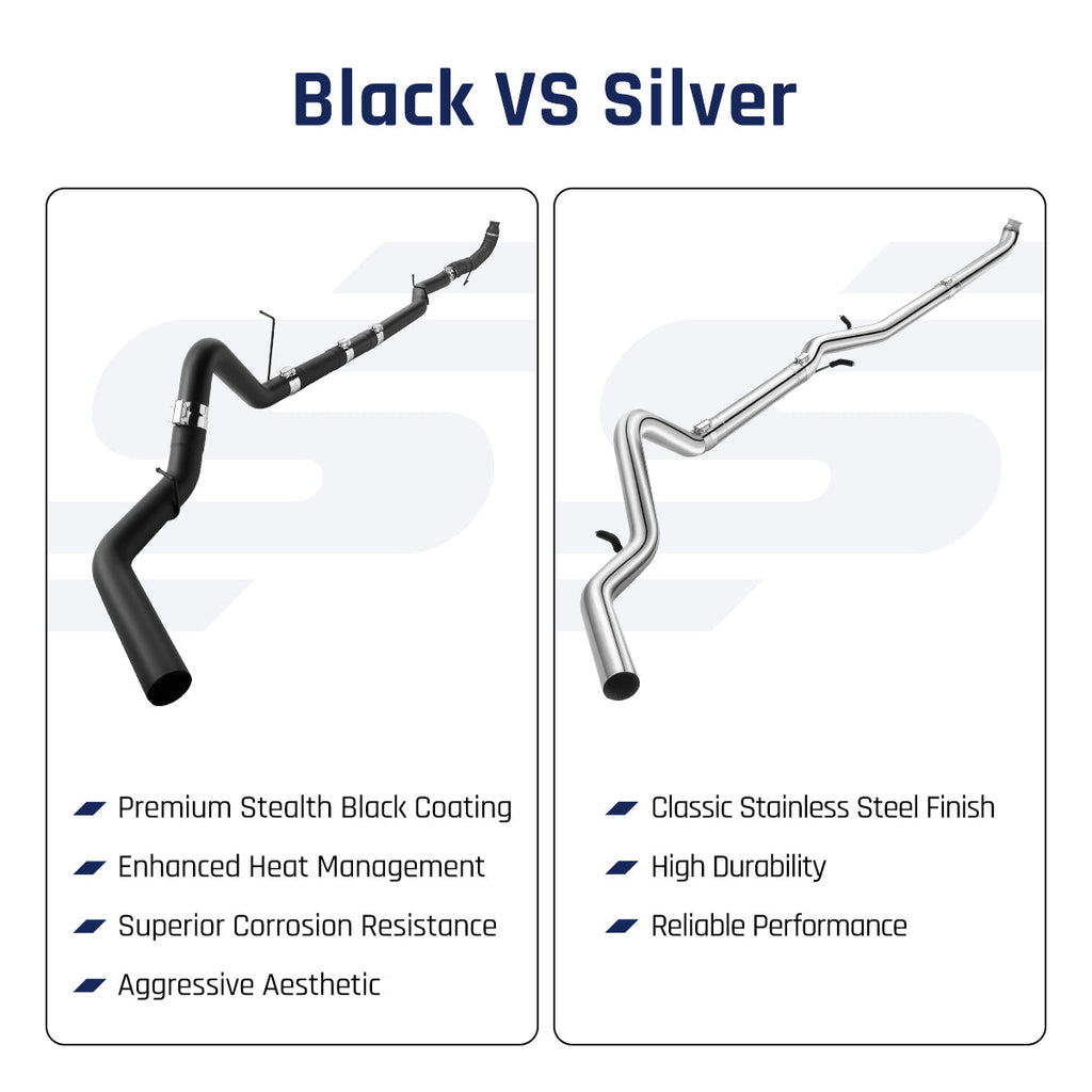 4"/5" Downpipe-Back 2011-2015 LML 6.6 Duramax DPF Delete Race Pipe | SPELAB