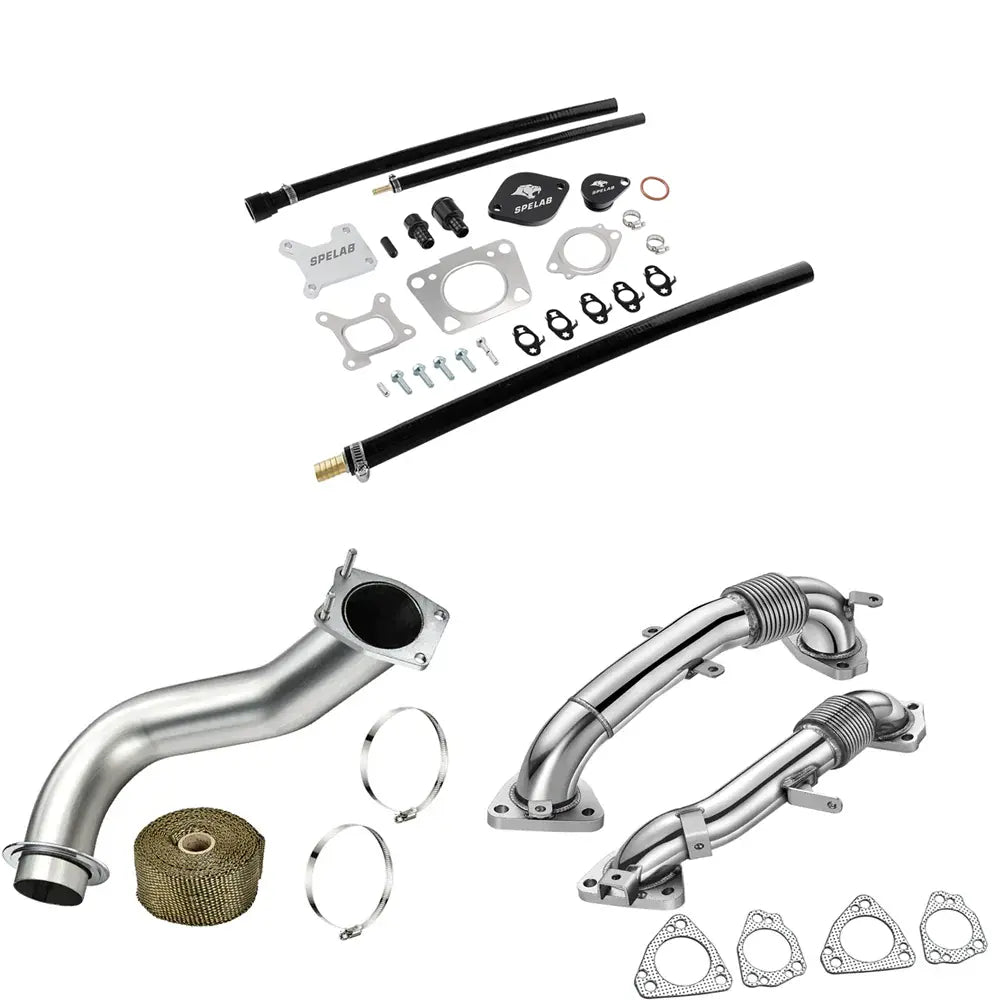 SPELAB 2017-2023 6.6L Duramax L5P EGR Valve Cooler Delete Kit-12