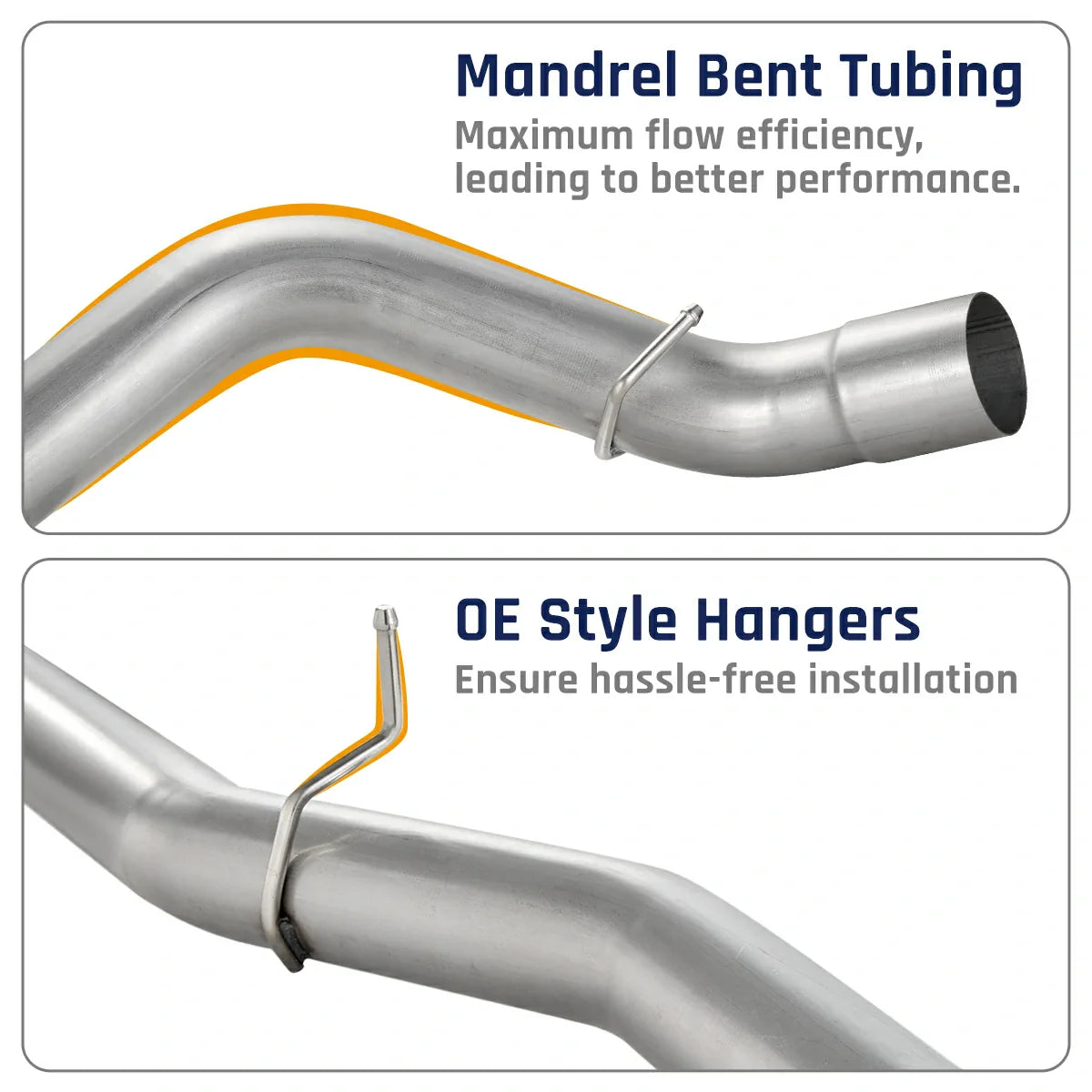 4‘’ Downpipe-Back DPF Delete Kit for 2015.5-2016 Chevy GMC LML 6.6 Duramax