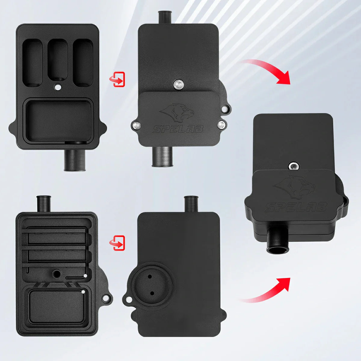 CCV Recirculating Kit for 2011+ Ford 6.7L Powerstroke |SPELAB