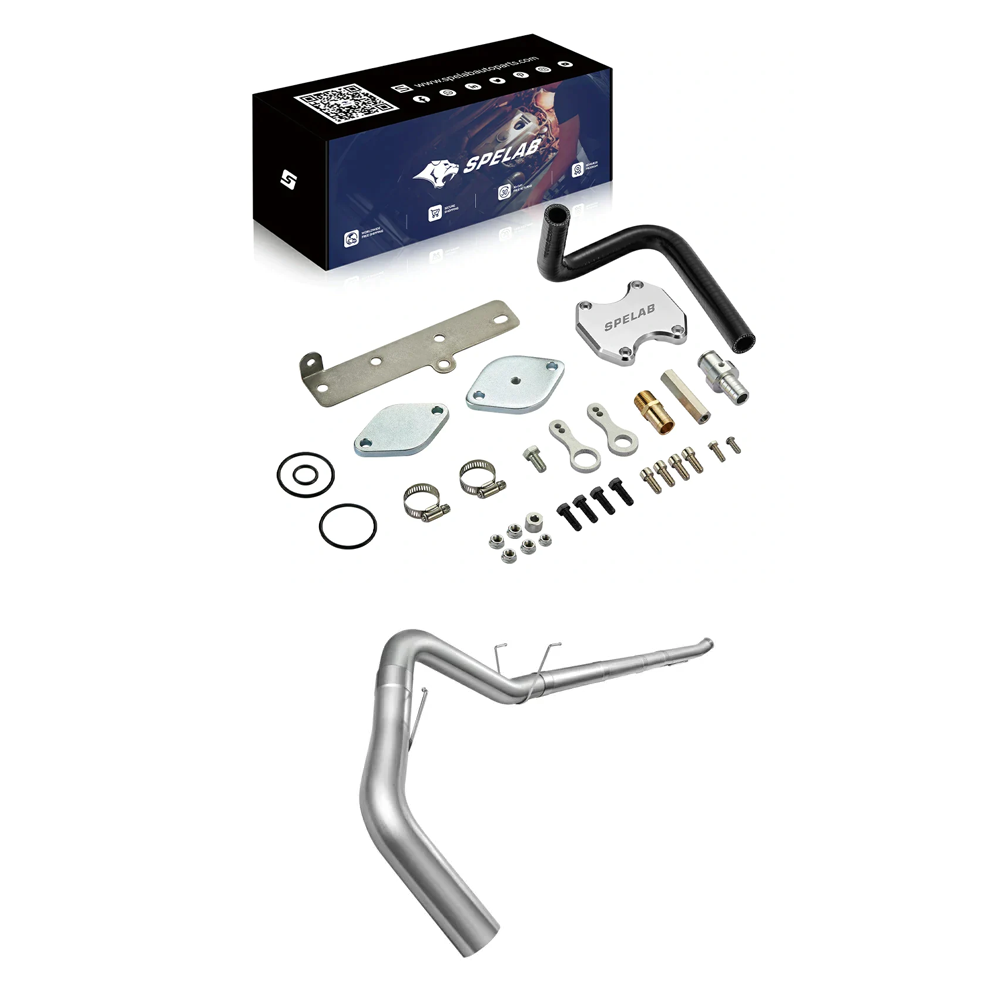 4"/5'' 2019-2023 6.7 Cummins DPF Delete Race Pipe | Dodge Ram 2500/3500 | SPELAB-10
