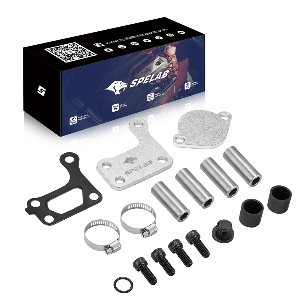 3" Turbo-Back 2016-2019 2.8L Duramax DPF Delete Race Pipe w/Muffler | SPELAB-6