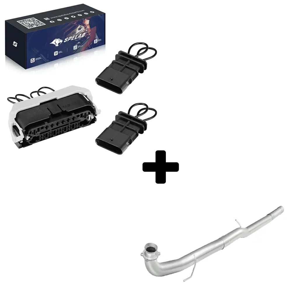SPELAB 2017-2023 6.6L Duramax L5P EGR Valve Cooler Delete Kit-20