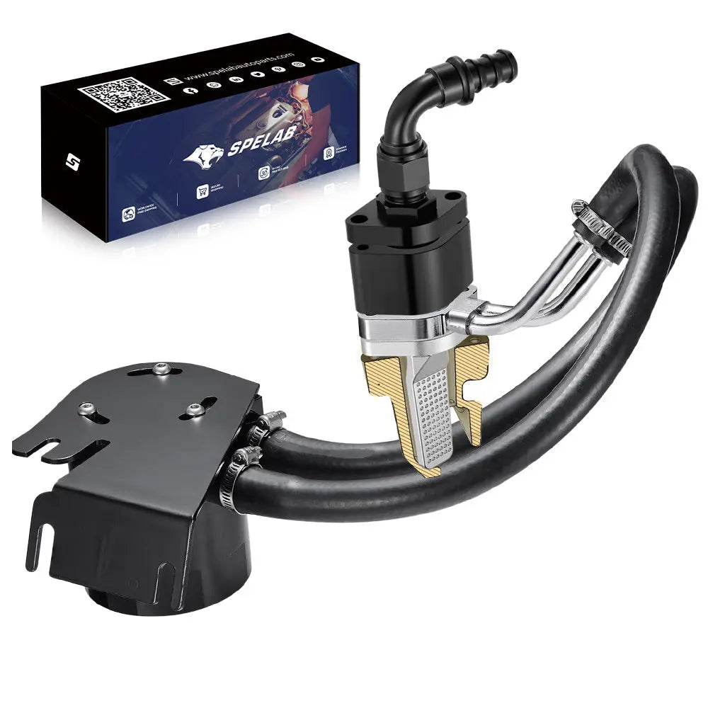 SPELAB Enhanced CCV/PCV Reroute/Delete Engine Ventilation Kit For 11-23 Ford 6.7L Powerstroke-1