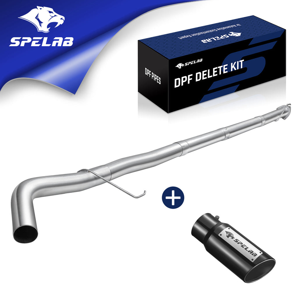 For 4"/5" 2011-2018 6.7 Cummins Cab & Chassis DPF Delete Exhaust | SPELAB