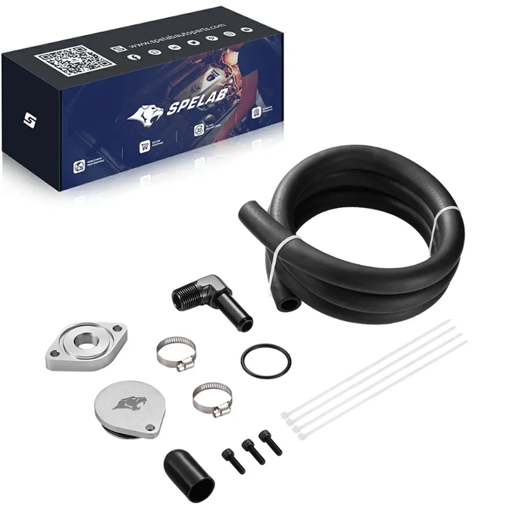 SPELAB Silver CCV Delete Bypass Kit for Ford 6.7 Powerstroke Engine 2011-2025