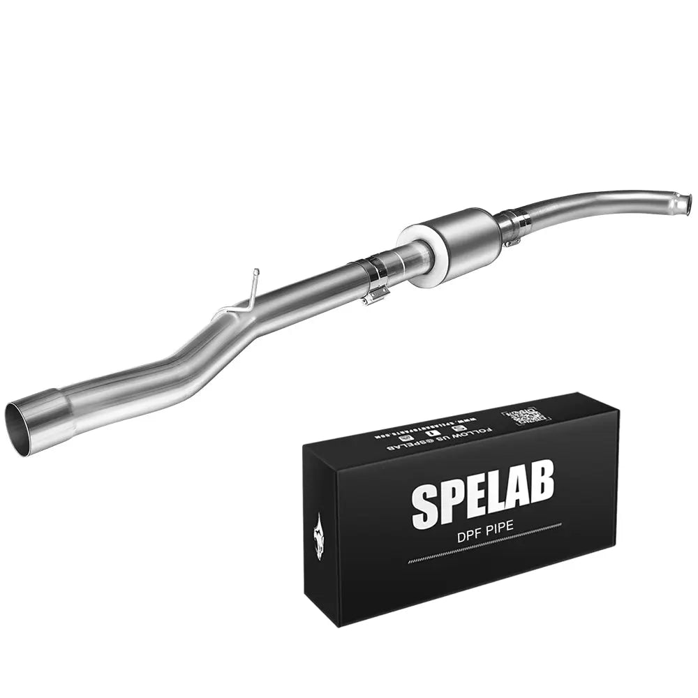 4" 2011-2015 LML 6.6 Duramax Cat & DPF Delete Race Pipe w/Muffler | SPELAB
