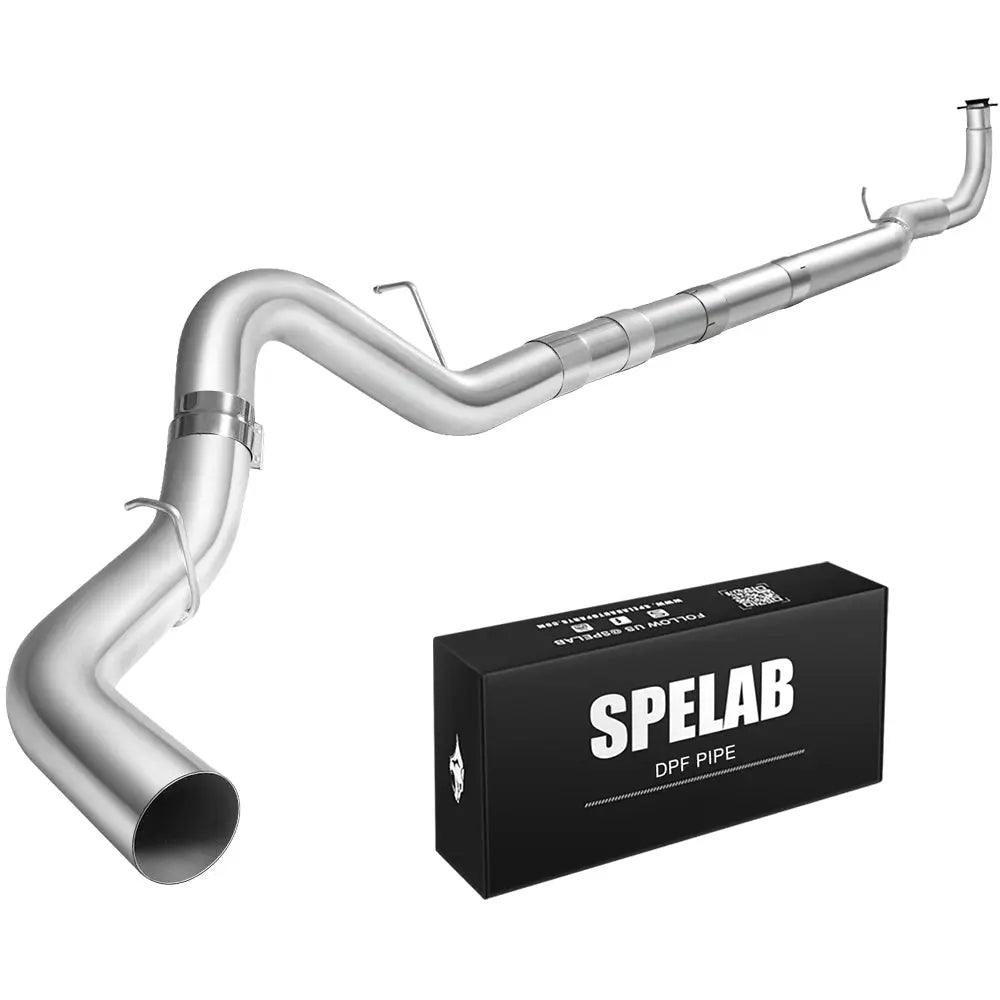 4"/5" 2017+ L5P 6.6 Duramax DPF Delete Race Pipe Chevy GMC | SPELAB