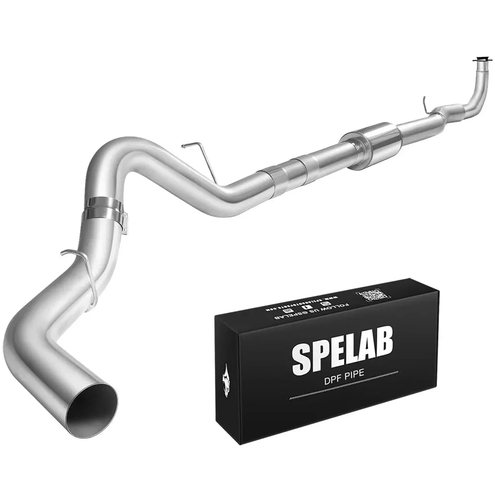 4"/5" 2017+ L5P 6.6 Duramax DPF Delete Race Pipe Chevy GMC | SPELAB