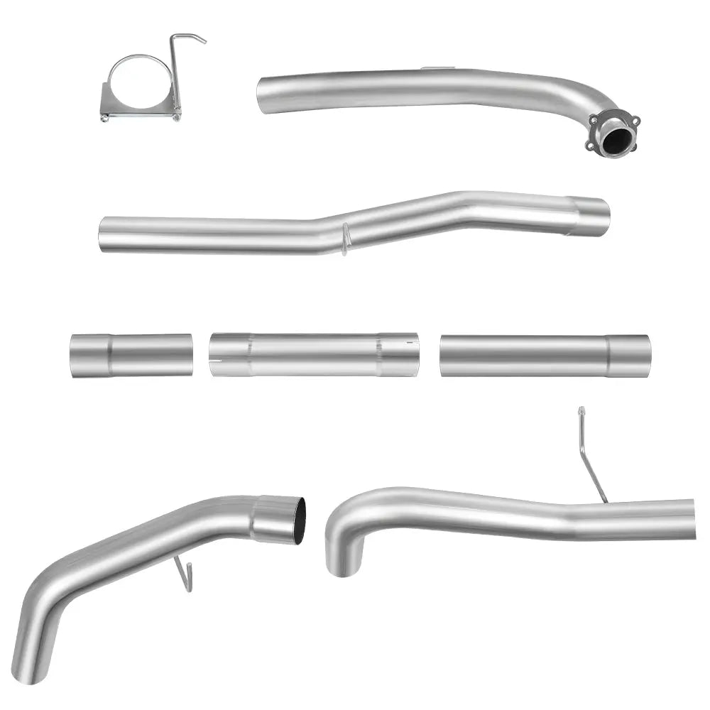 4"/5" 2017+ L5P 6.6 Duramax DPF Delete Race Pipe Chevy GMC | SPELAB