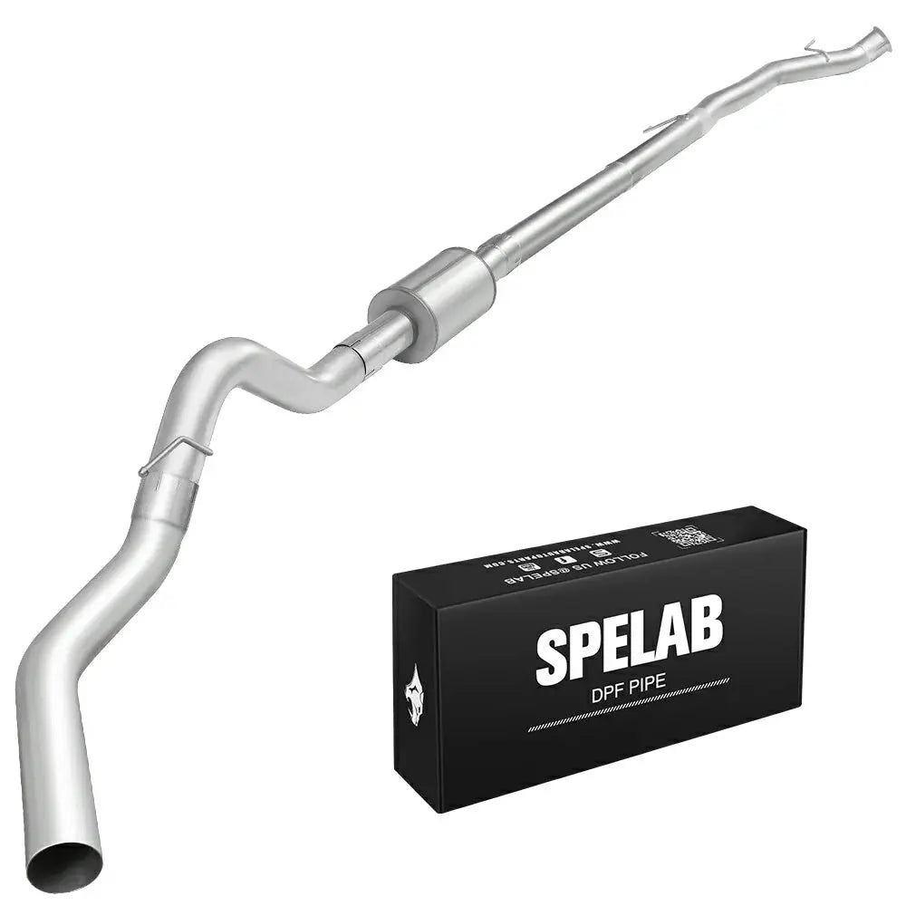 4" 2007.5-2012 6.7 Cummins DPF Delete Race Pipe | Dodge Ram 2500/3500 | SPELAB-4