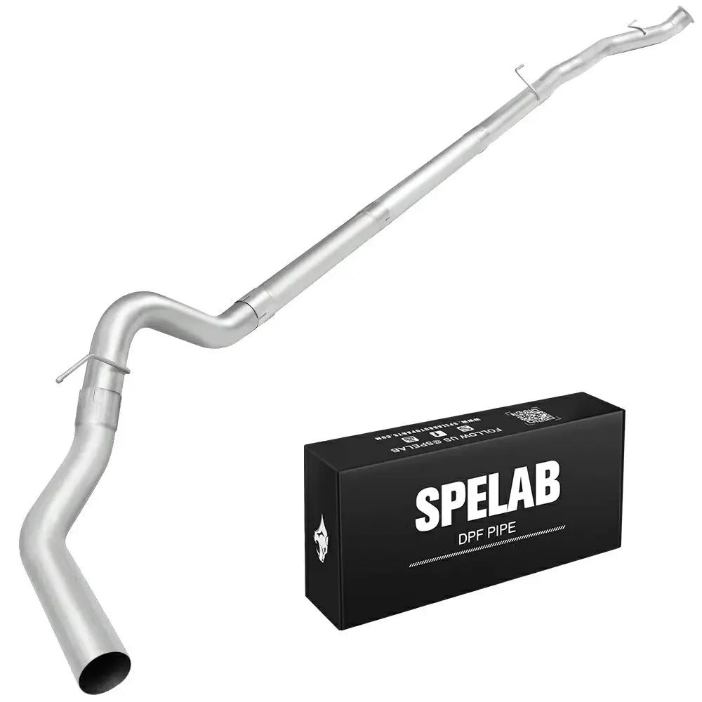 4" Turbo-Back 2010-2012 Dodge Ram 6.7 Cummins w/DPF Delete Race Pipe | SPELAB-1