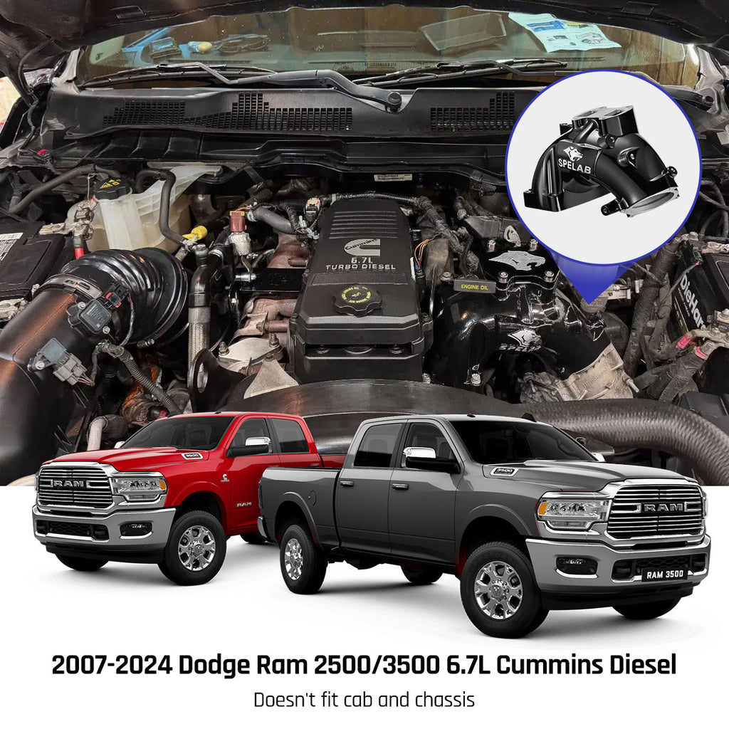 2007–2024 Dodge Ram 6.7L Cummins intake horn for Ram 2500/3500 diesel trucks
