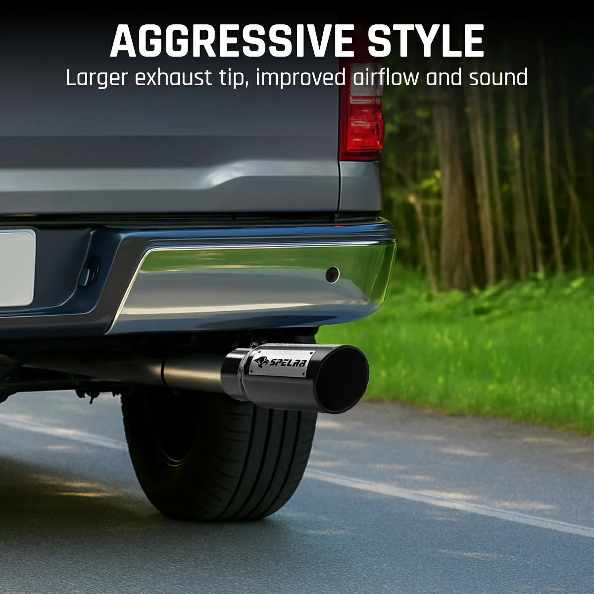4'' DPF Back Exhaust Single Side Exit 2011-2016 6.7L Powerstroke Ford F250 F350 F450