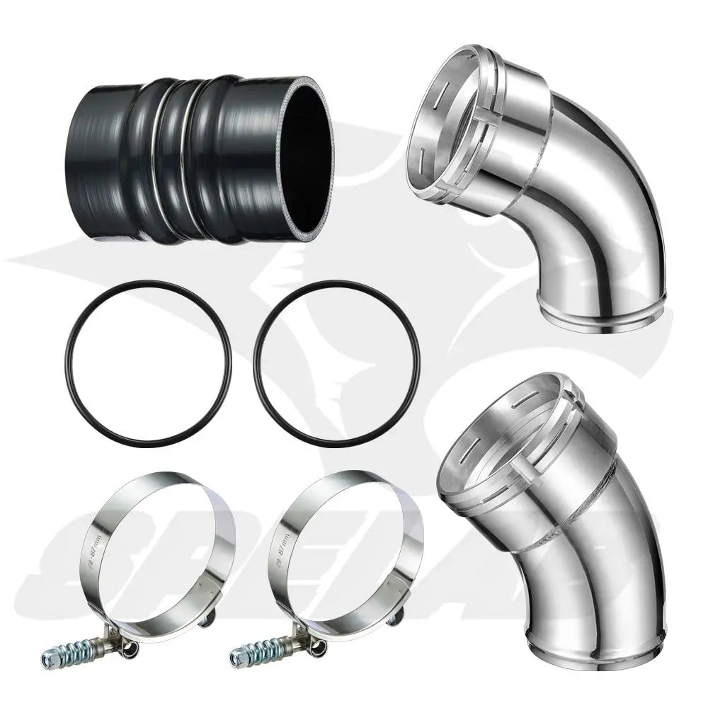 SPELAB Cold Side Intercooler Pipe Kit For 2006-2010 6.6 LBZ LMM Duramax Diesel