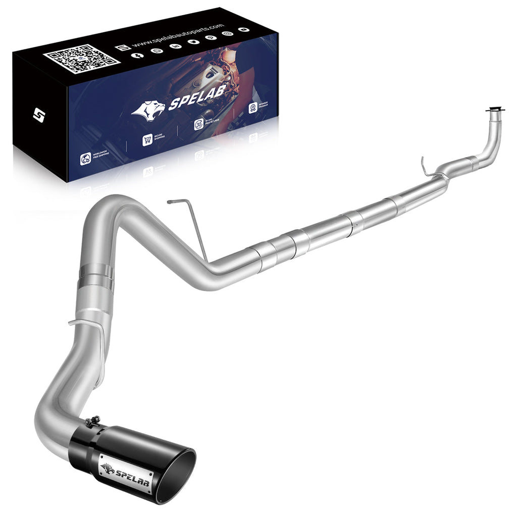 4"/5" 2011-2016 LML 6.6 Duramax DPF Delete Race Pipe Exhaust Chevy GMC | SPELAB-27