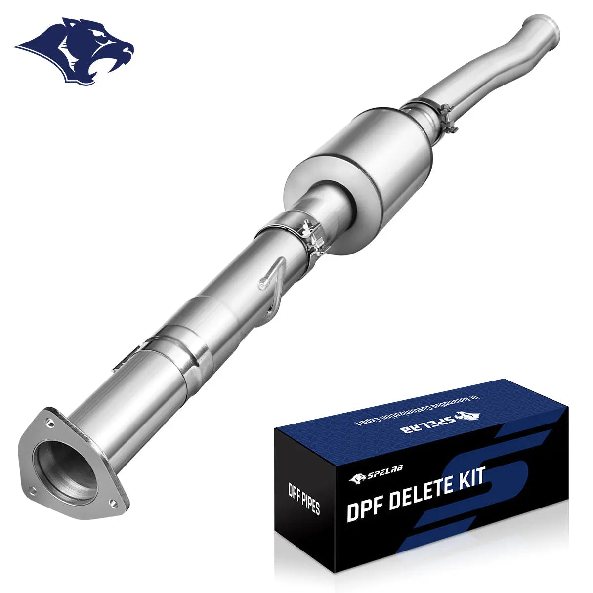 4‘’/5‘’ DPF Delete Race Pipe Exhaust for 2011-2024 Ford 6.7 Powerstroke F250 F350 F450