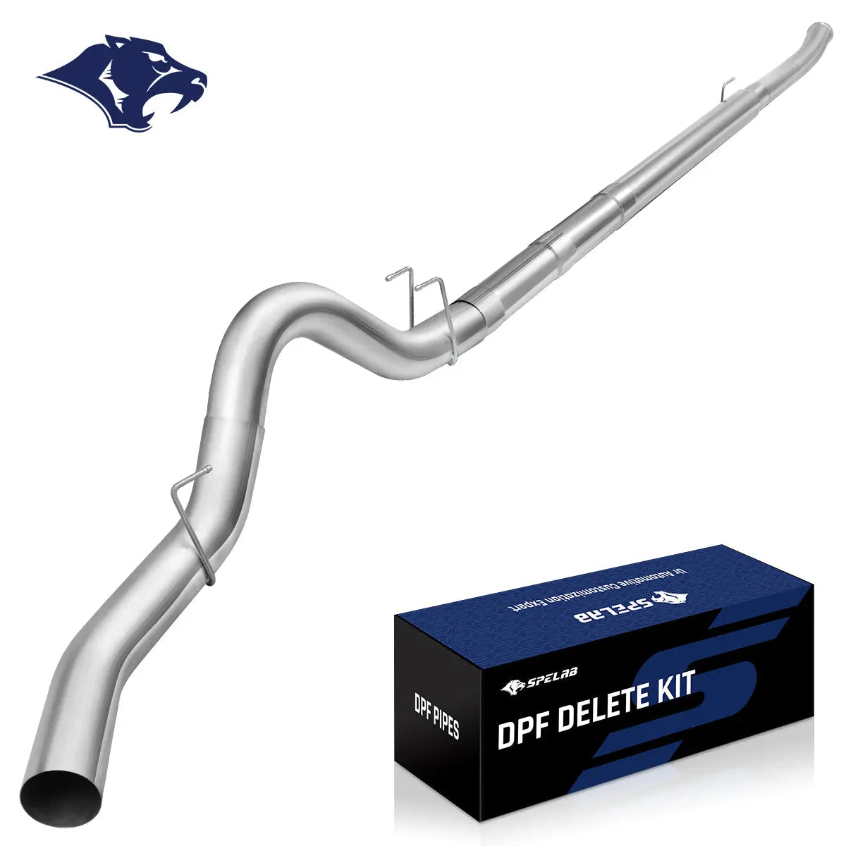 4‘’/5‘’ DPF Delete Race Pipe Exhaust for 2011-2024 Ford 6.7 Powerstroke F250 F350 F450