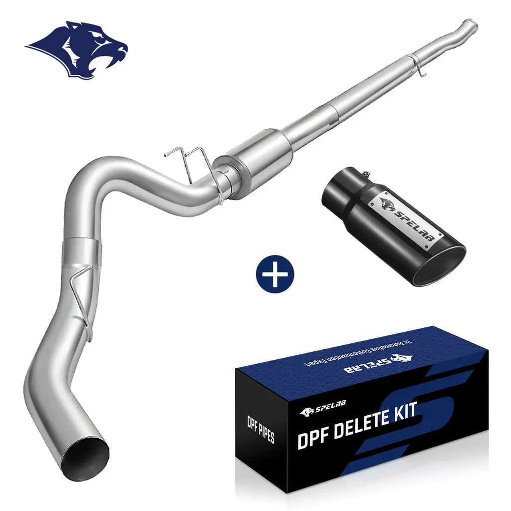 4‘’/5‘’ DPF Delete Race Pipe Exhaust for 2011-2024 Ford 6.7 Powerstroke F250 F350 F450