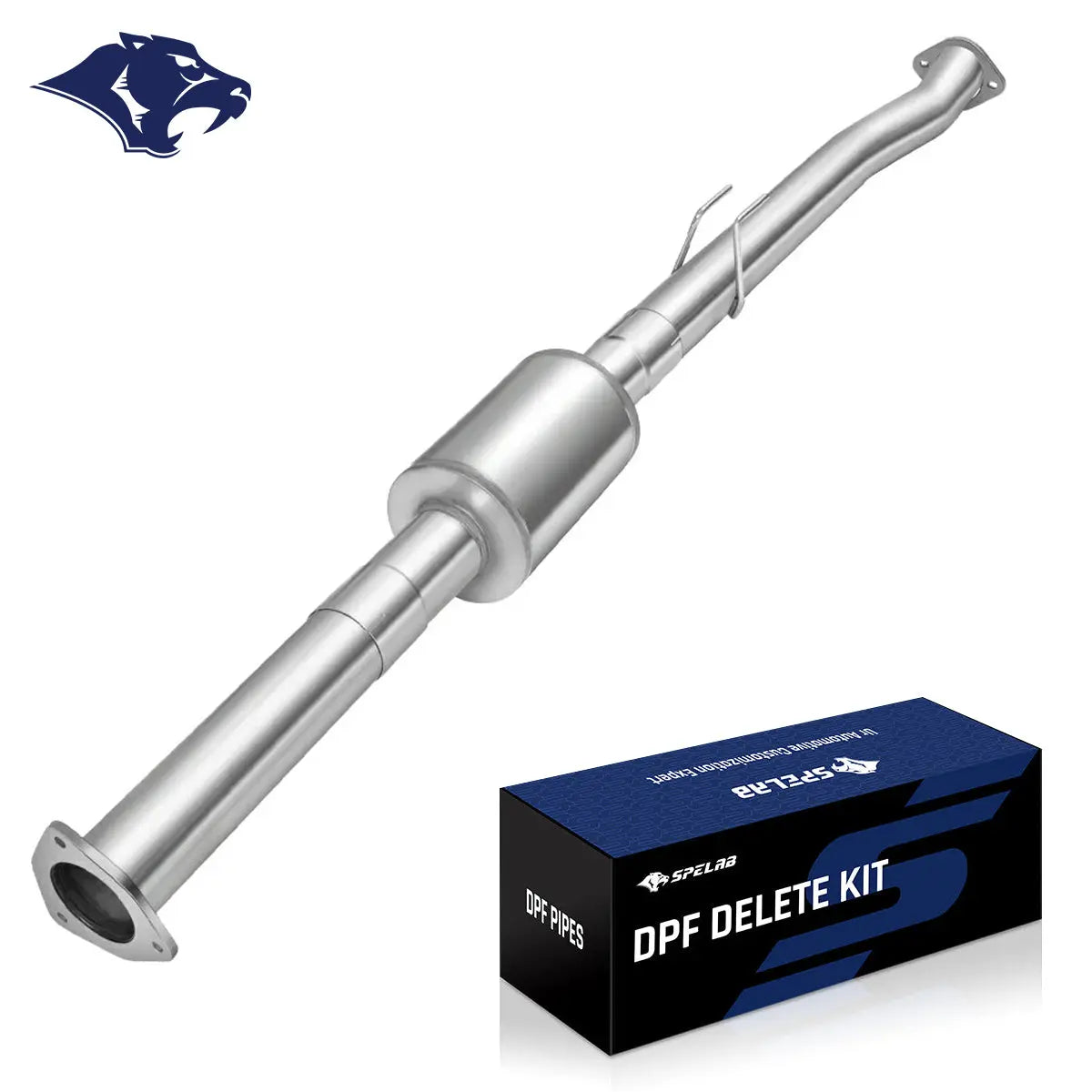 4‘’/5‘’ DPF Delete Race Pipe Exhaust for 2011-2024 Ford 6.7 Powerstroke F250 F350 F450