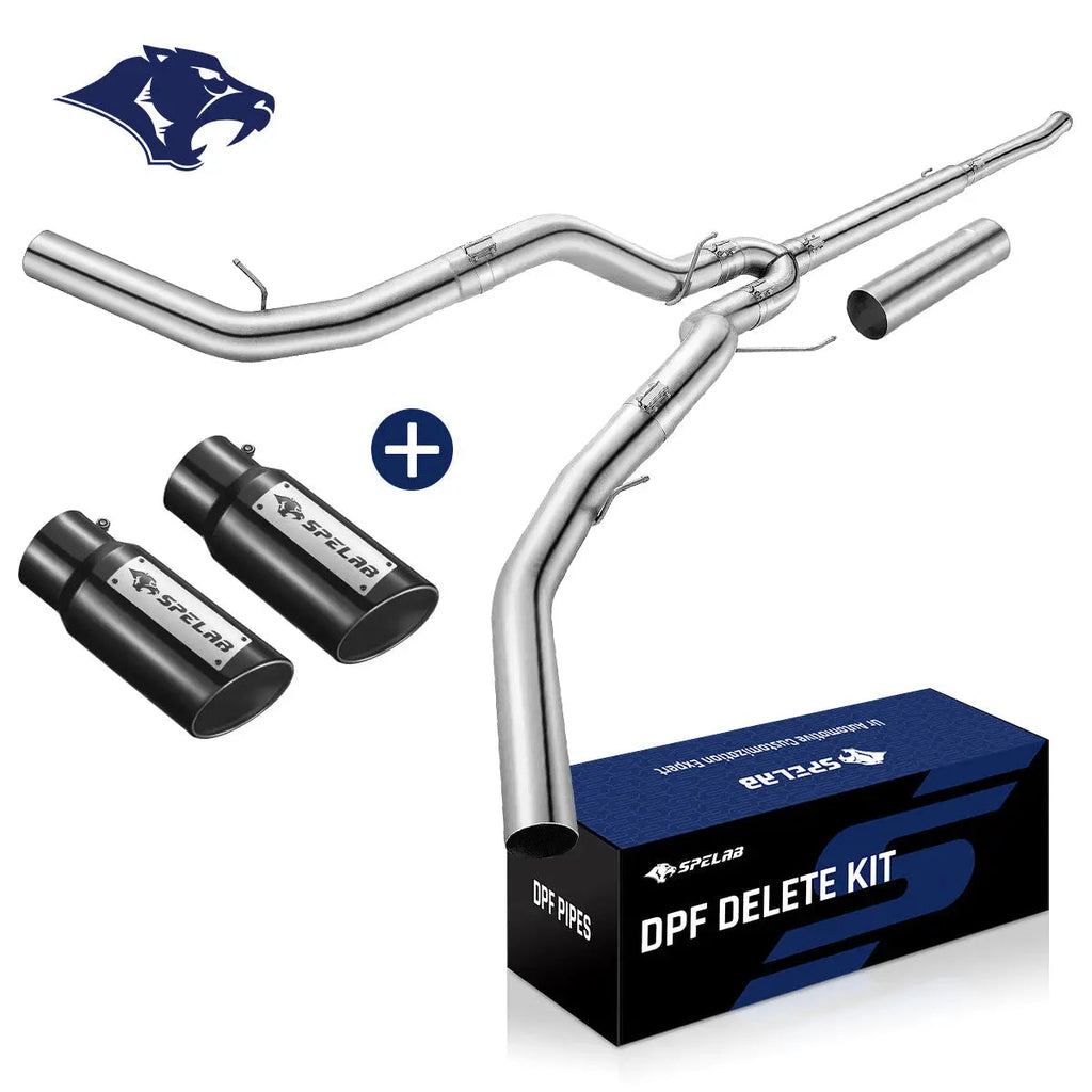 4‘’/5‘’ DPF Delete Race Pipe Exhaust for 2011-2024 Ford 6.7 Powerstroke F250 F350 F450