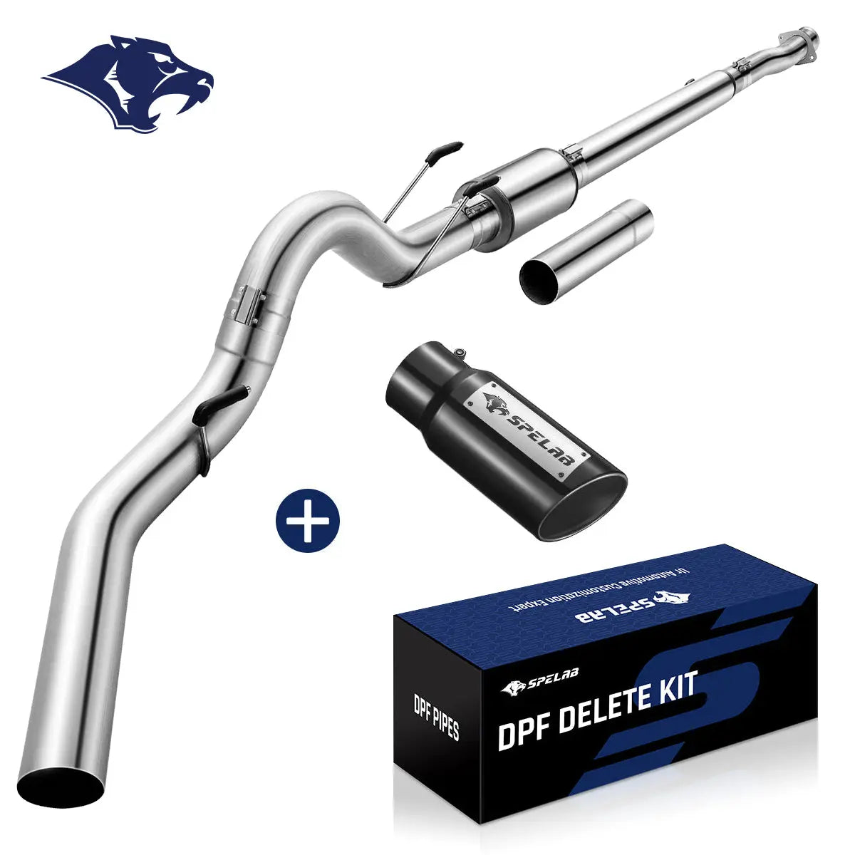 4‘’/5‘’ DPF Delete Race Pipe Exhaust for 2011-2024 Ford 6.7 Powerstroke F250 F350 F450