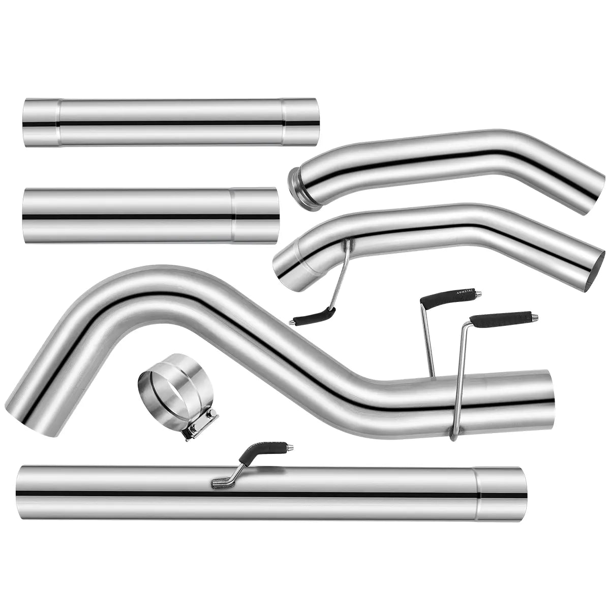 4"  2007.5-2012 6.7 Cummins DPF Delete Race Pipe | Dodge Ram 2500/3500 | SPELAB-10