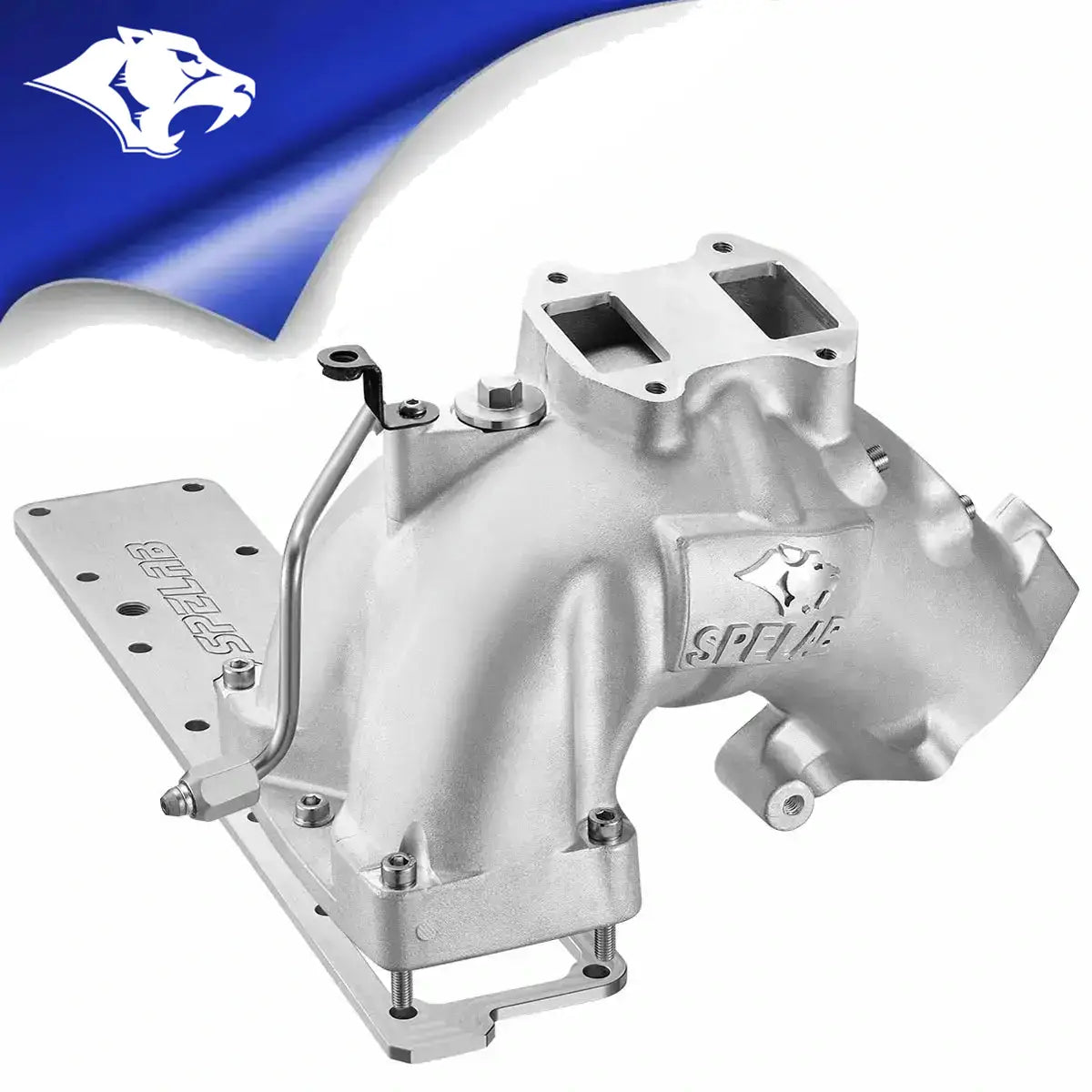 SPELAB 6.7L Cummins intake horn in silver