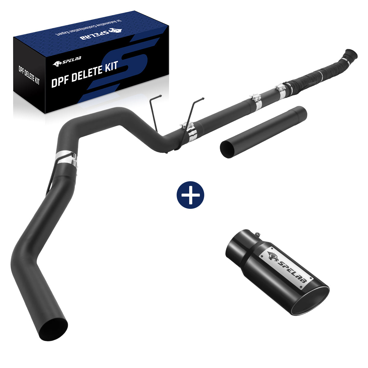 4"/5" Downpipe-Back for 2019-2025 Dodge Ram 6.7L Diesel w/DPF Delete/Race Pipe | SPELAB