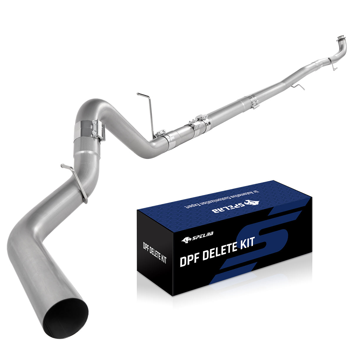 4‘’ Downpipe-Back DPF Delete Kit for 2015.5-2016 Chevy GMC LML 6.6 Duramax