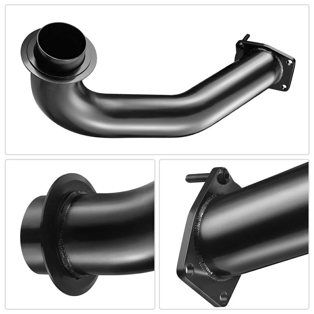 3.5'' Downpipe Exhaust For 2017-2023 L5P 6.6L Duramax Diesel Black| SPELAB-6