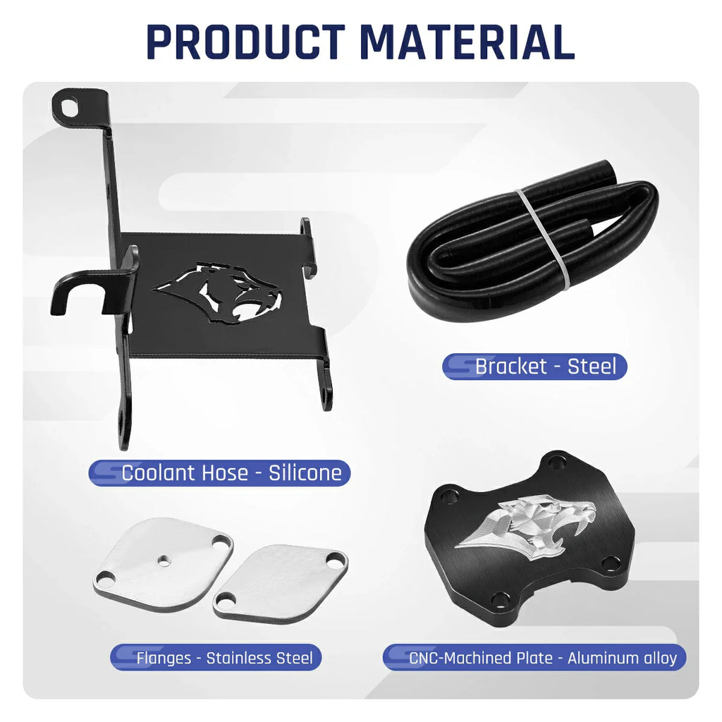 SPELAB EGR Delete Kit For 2009-2025 Dodge Ram 2500 3500 6.7L Diesel