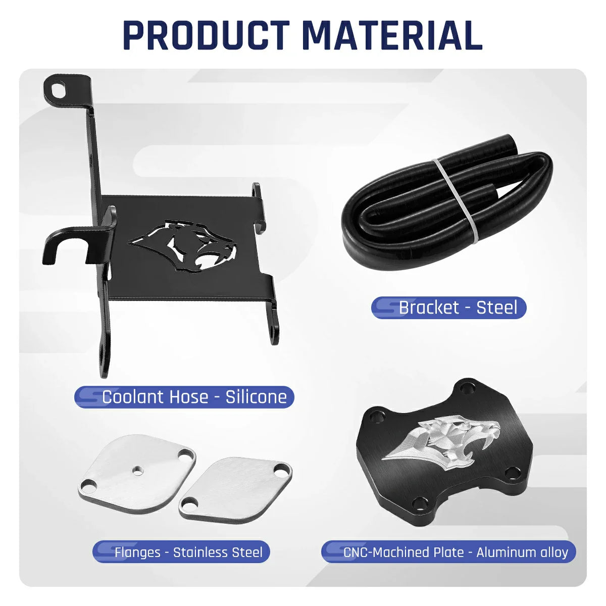 SPELAB EGR Delete Kit For 2009-2025 Dodge Ram 2500 3500 6.7L Diesel